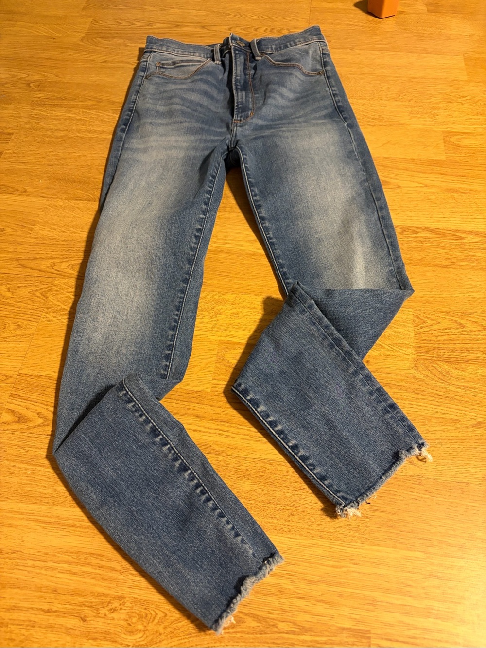 Abercrombie & Fitch High-Rise skinny Blue Washed Women's Jeans 25/ size 0